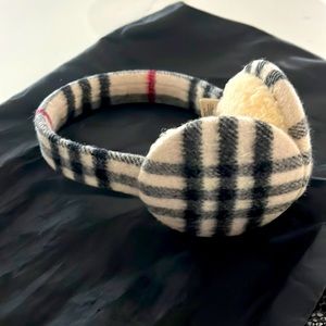 Authentic Burberry earmuffs